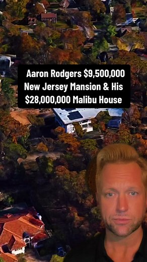 Aaron Rodgers NEW $9,500,000 New Jersey Mansion & His $28,000,000 Malibu House #AaronRodgers #CelebrityFrontYards #CelebrityHomes #RealEstate #NewYorkJets #Football #greenbaypackers #Home #JustinCrane #DanicaPatrick #NewJersey #Malibu #Tiktok #TikTokNews #LuxuryHomes #LuxuryRealEstate #Fyp #Viral #CelebrityFrontYards1 #fypシ #fypdongggggggg #fypage #TikTokSports #viraltiktok