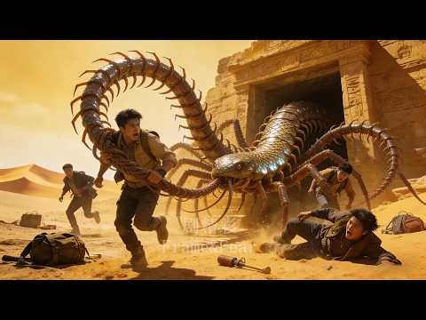 Thousand-legged centipede emerges from ancient desert tomb!