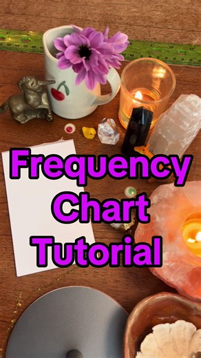 DIY frequency chart tutorial! #energyreading #frequency #spirituality #lawofattraction #pendulum