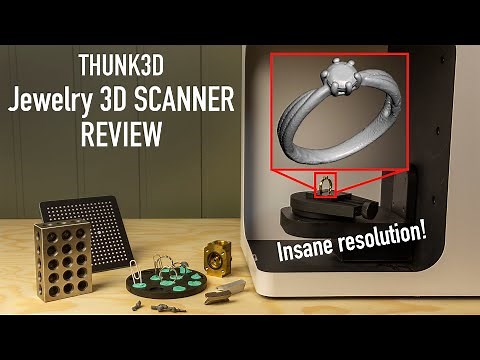 Thunk3D Jewelry 3D Scanner Review - Incredible 0,01mm accuracy