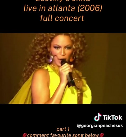 Destiny's Child Live in Atlanta 2006 Full Concert Part 1