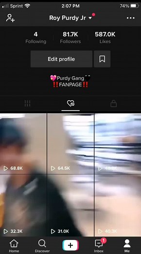 Roy Purdy Jr on TikTok