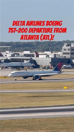 Delta Airlines Boeing 757-200 departure from Atlanta (ATL)!