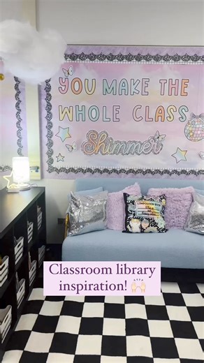 32K views · 193 reactions | Classroom library inspiration! This space is filled with so many details and is such a dreamy space to read a book in! ☁️#classroomlibrary #classroomlibraryorganization #classroomlibrarygoals #classroomdecor #classroomsetup #classroominspiration #classroomideas #teacherlife #teachersofinstagram | Schoolgirl Style Classroom Decor | Facebook