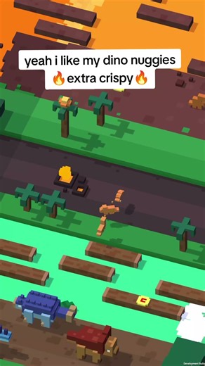 get them while they're HOT 🔥🔥 new revamped dinosaur world in crossy road is out now!