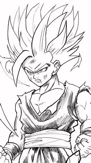 Dessin de Gohan SSJ2 : Techniques Faciles et Astuces