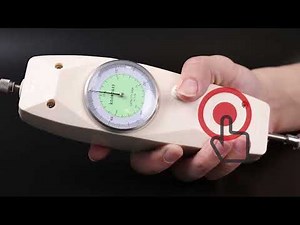 Force Gauge,Knoweasy Mechanical Analog Push Pull Gauge Force Measuring Instrument with Portable Box