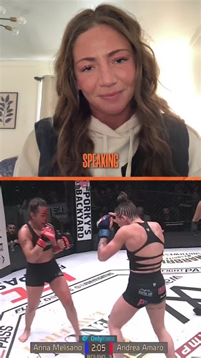 “Bandana” Anna Melisano talking to us more about when she thinks she will make it to the UFC! Full interview out now! #ufc #mma #fyp #viral #knockout