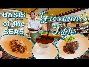 Oasis of the Seas Giovanni's Table Lunch | Ultimate Abyss Slide | Vitality Spa Thermal Suite!