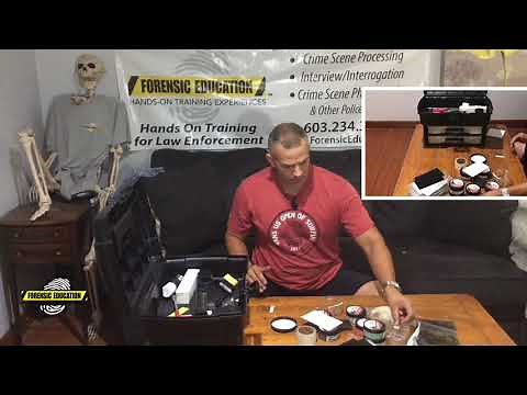 Forensic Education - Essential equipment to have in your fingerprint kit.