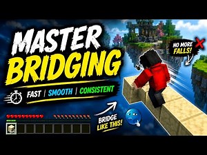 How to Master Bridging in Minecraft in 1 Minute! 🔥 Fast & Smooth Bridging Tutorial