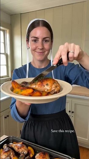 Sheet-Pan Hot Honey Chicken & Peaches 🍯🍑 The Sweet-Spicy Dinner You Need!