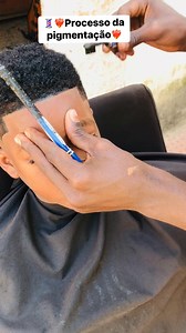 ⚠️O que é PIGMENTAÇÃO na área do barbeiro?! R:Pigmentação é um processo de fixação da tinta para mais visibilidade sublinhar…❤️‍🔥✂️ | Valdø Barbeirö Munidö