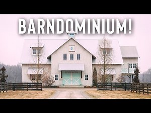 HUGE Barndominum Airbnb Full Tour on 80 Acres! | Modern Barn