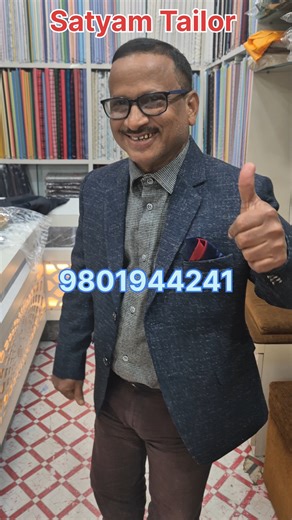 गया से चल के आये इस ग्राहक को उनी कपड़े का ब्लेजर पसंद आया। #trending #vlog #chatstory #satyamtailor