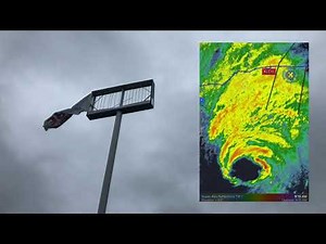 Category 2 Hurricane Delta - October 9th, 2020 - 4K Eyewall Footage!