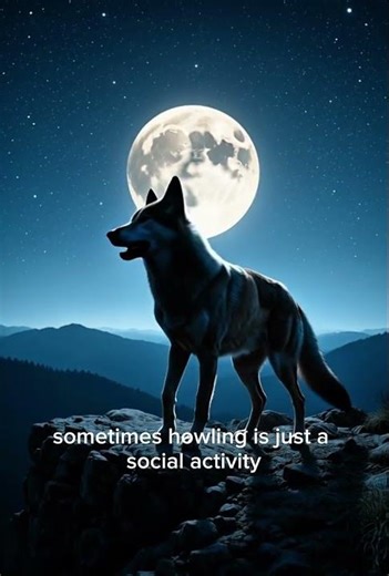 “Why Wolves Howl at Night 🐺 | The Real Science Behind Wolf Howling Explained”
