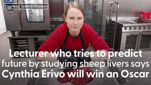 Lecturer who predicts future by analysing sheep livers says Cynthia Erivo will win an Oscar this year