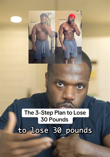 The 3-Step Plan to Lose 30 Pounds Cardio Every Day I would do at least 60 minutes of cardio every morning. Cardio options: Walking outside Incline treadmill walking StairMaster Bike Elliptical Follow A Strict Meal Plan I would keep the meal plan extremely simple: Breakfast: Protein shake Lunch: Chicken breast Vegetables Dinner: Chicken breast Vegetables Snack: Fruit The goal would be: High protein Lower calories Simple meals I can stay consistent with Lift Weights I would continue lifting weight