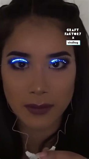 Obsessed With My LED Lashes 😳👀