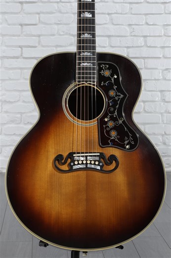 Gibson Acoustic Pre-War SJ-200 Rosewood Acoustic Guitar - Vintage Sunburst, Light Aged