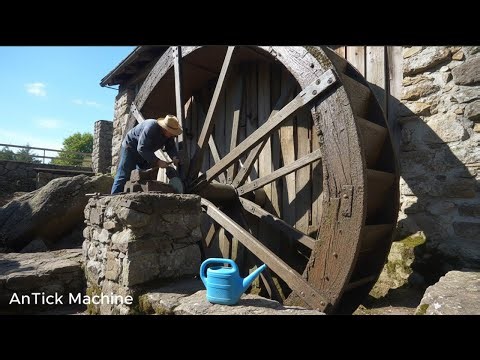 Process of Restoring Century Old Water Wheel – Forgotten Sawmill Big Tree