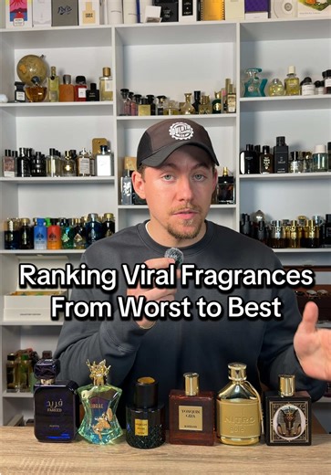 Ranking these 7 viral cheap fragrances. #fragrance #perfume #cologne #fragrancetiktok #perfumetiktok