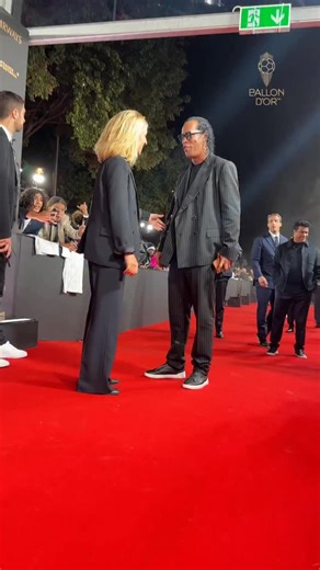 3.3M views · 877K reactions | Ronaldhinho on the 2025 Ballon d’Or Red Carpet #ballondor | Ballon d'Or | Facebook