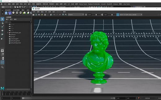 Octane to Maya渲染器安装与使用