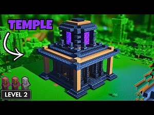 Minecraft: How to Build a TEMPLE Base! (Tutorial) 🏡(74.2)
