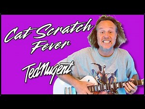 Cat Scratch Fever - Easy Guitar Riff Lesson | The Struggling Guitarist