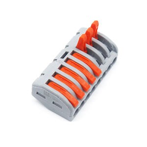 [Hot Item] Push Wire Connector 2 3 4 5 8 Way Compact Splicing Junction Terminal Blocks Connector