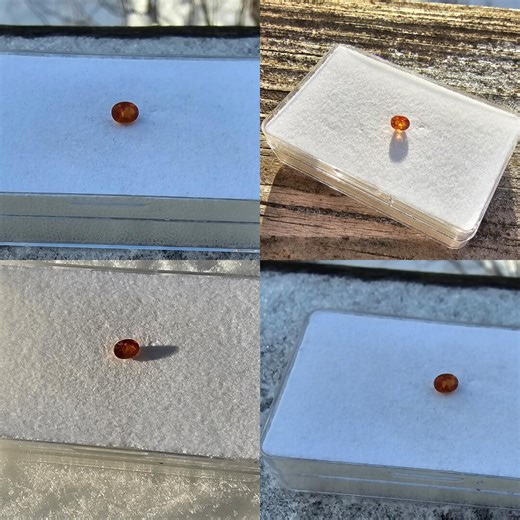 Spessartite 4.4x 3.3m Oval Loose Gemstone! - Etsy UK