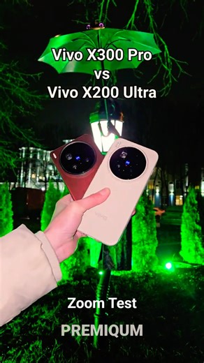 Vivo X300 Pro vs Vivo X200 Ultra Zoom Comparison Low Light! ☂️