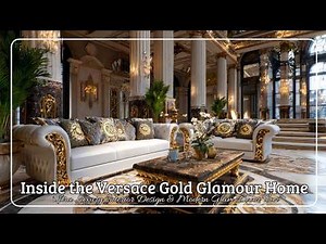 Inside the Versace Gold Glamour Home ✨ Ultra Luxury Interior Design & Modern Glam Decor Tour