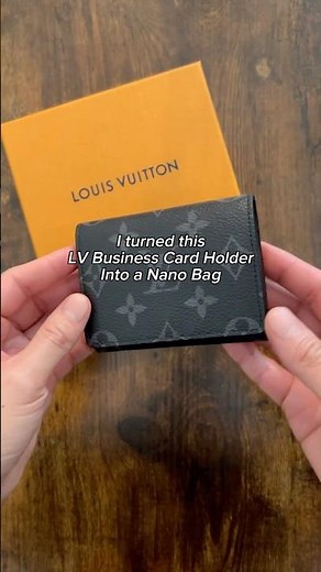 LV Business Card Holder Monogram Eclipse - A Very Versatile SLG