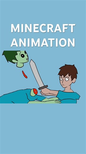 #minecraft #animation I made #anime #fight