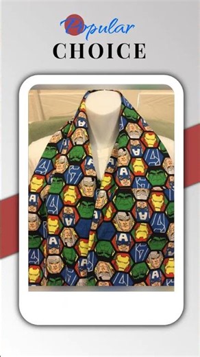 Avengers Infinity Scarf Flannel Loop Scarf Superhero Print Accessory