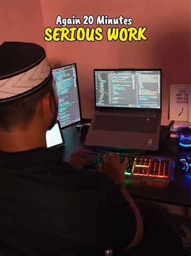 Just one quick break..#coding