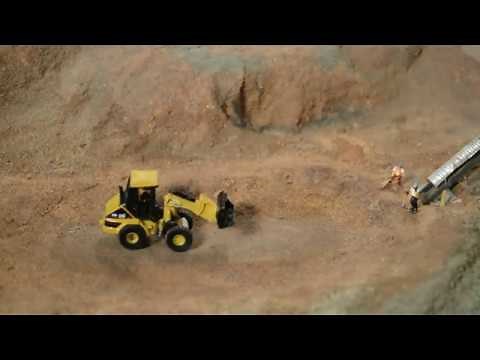 Animated N Scale Caterpillar