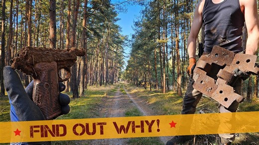 Destroyed Panzer Division Relics Found on the Eastern Front