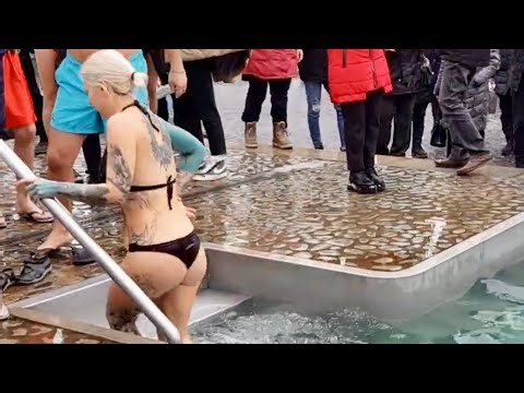 ICE HOLE BATHING #31 | COLD WATER | SWIMMING WINTER | EPIPHANY BAPTISM 2025