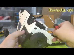 Wpl C74-1 how to disassemble, paint and Reassemble PT, 1 of 3. Disassembly .