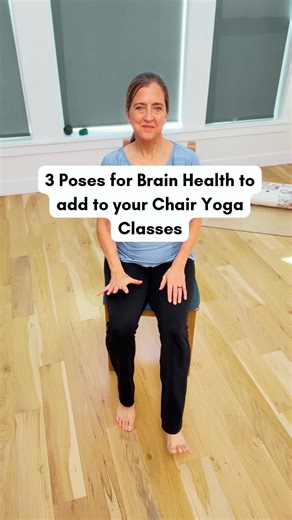 3.6K views · 100 reactions | Chair Yoga is great for your brain!⁠ 晴⁠...