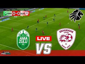 🔴 Amazulu vs. Sekhukhune LIVE 🔥Nedbank Cup 2026 Quarter Final | eFootball PES 2021 Gameplay