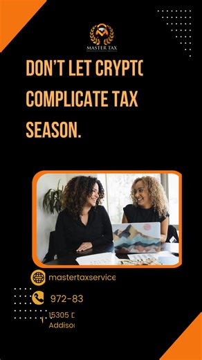Crypto taxes can be complex, but ignoring them can be costly. Track transactions, understand the rules, and file accurately. #CryptoTaxGuide #TaxSeason #CryptoAwareness #FinancialPlanning #Blockchain | Master Tax Services
