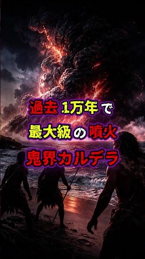 過去1万年で最大級の噴火！鬼界カルデラ #歴史 #都市伝説 #ミステリー