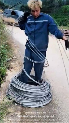 Techniques for neatly coiling up leftover electrical wires after project completion.