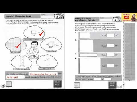 LATIHAN BUKU AKTIVITI SAINS TAHUN 3 (Pengukuran luas ms 53 hingga 56 )