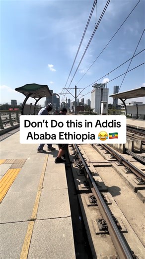 Don’t do this in Addis Ababa Ethiopia 😂🇪🇹 However do use the modern train system to get around 😉 #ethiopia #ethiopian_tik_tok #ethiopian #addisababa #ethiopian_tik_tok🇪🇹🇪🇹🇪🇹